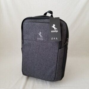 NWT! Sturdy Water-resistant Laptop Backpack w/USB, Anti-Theft, and Luggage Strap